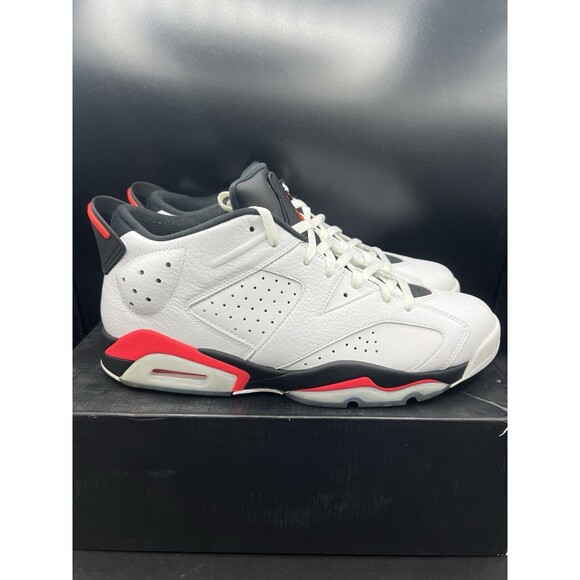 Air Jordan 6 Low \'White Infrared\' Men’s Size 11.5 (304401-123) CLEAN OG ALL main image 8